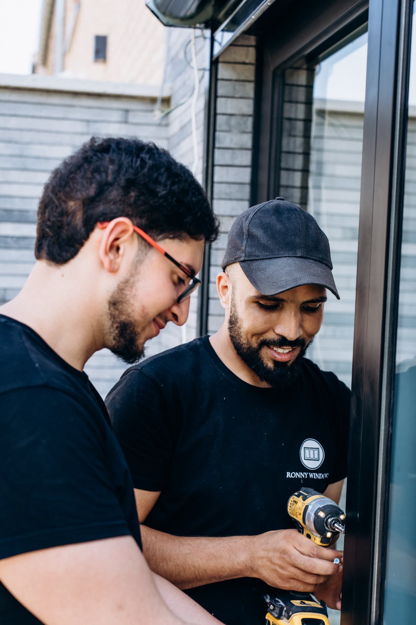 Team Ronny Windows aan het werk