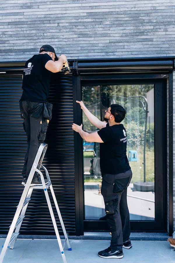 Rolluiken modern huis